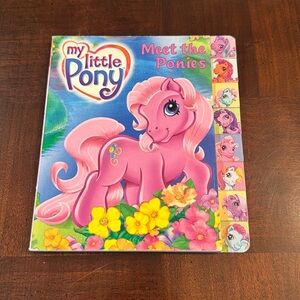 My Little Pony Book Meet the Ponies